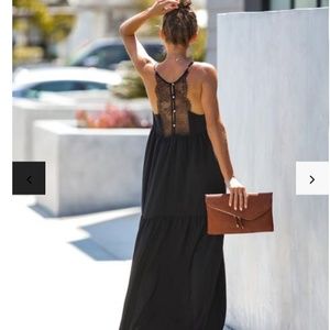 Fallen Angel Maxi Lace Dress